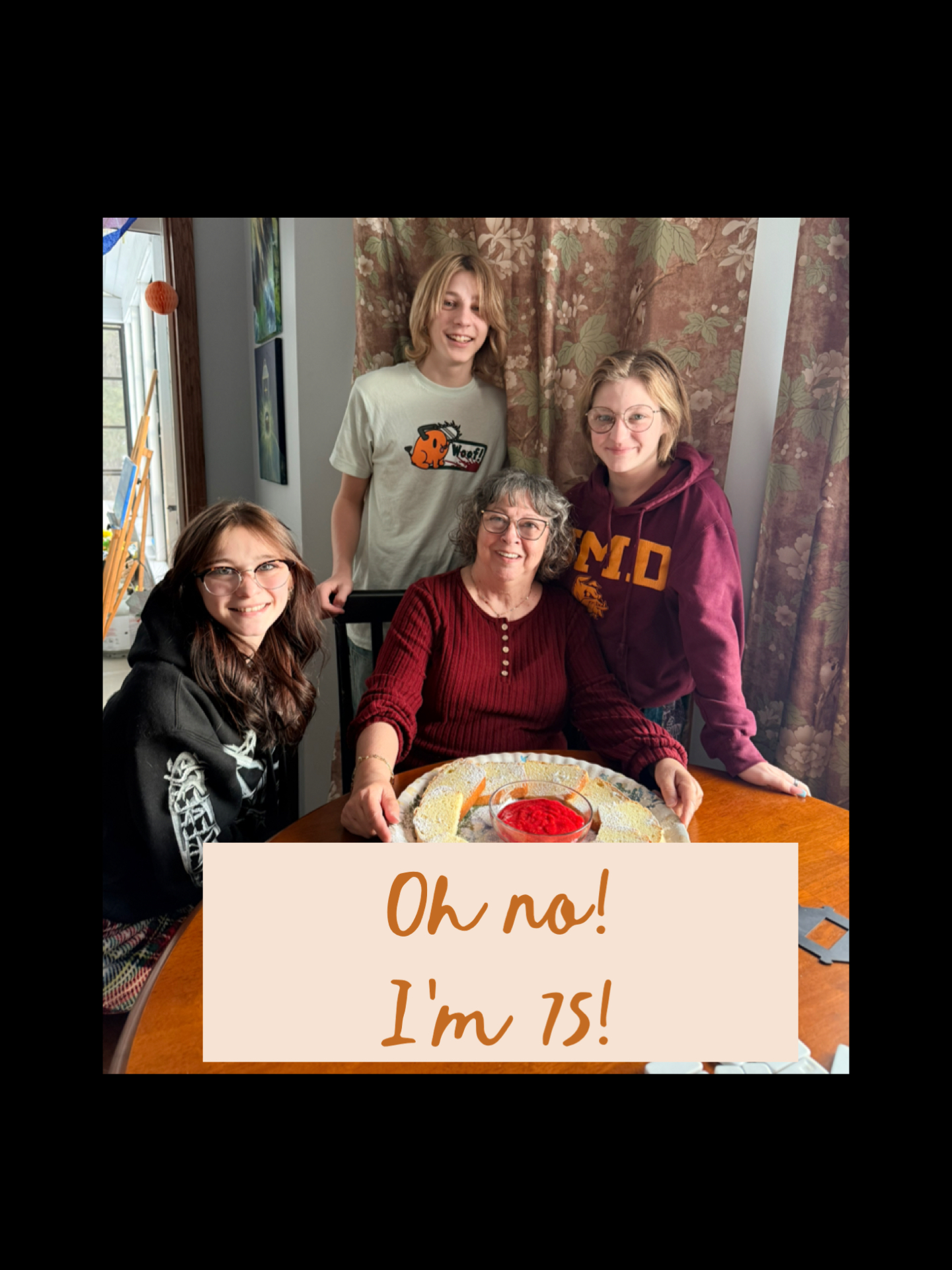 Phyllis on 75th birthday