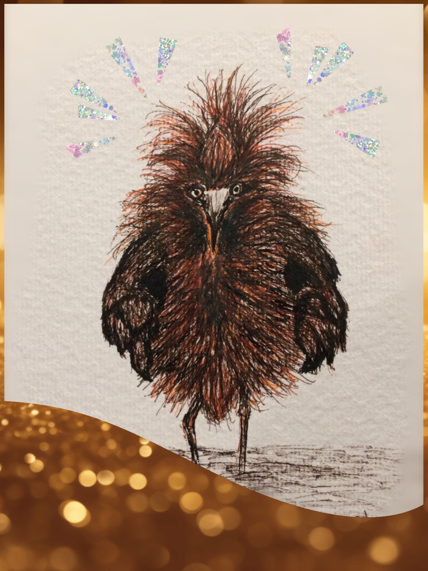 stressed out bird